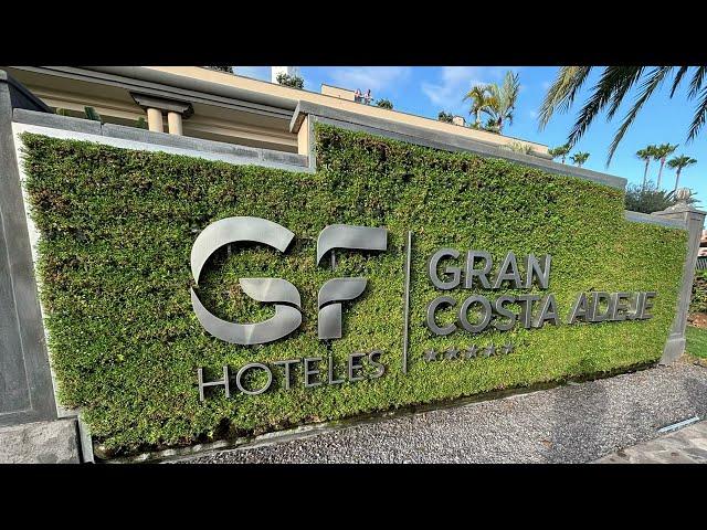 GF Gran Costa Adeje Hotel Tour, Tenerife, including double room, pool, restaurants and activities.