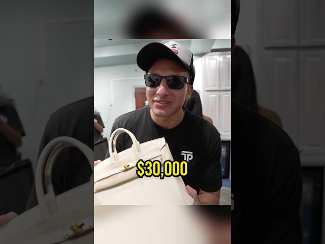 Steve Gifts Nick A $30,000 Birkin Bag!  #nicknayersina #stevewilldoit #birkinbag