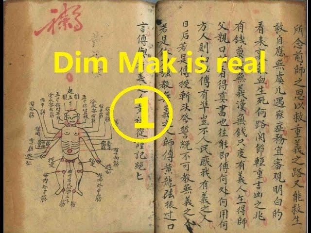 Dim Mak(the death touch, touch of death) is real(1)(LiangYi DimMak and ShaoLin DimMak)(new version)