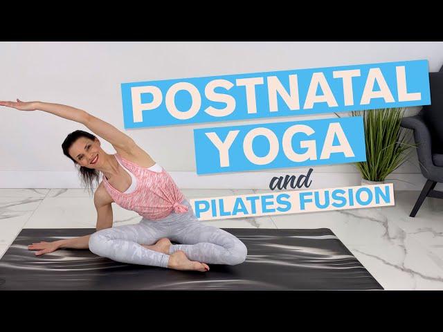 Postpartum Yoga & Pilates Fusion | Core Strength After Pregnancy (Diastasis Recti Safe)