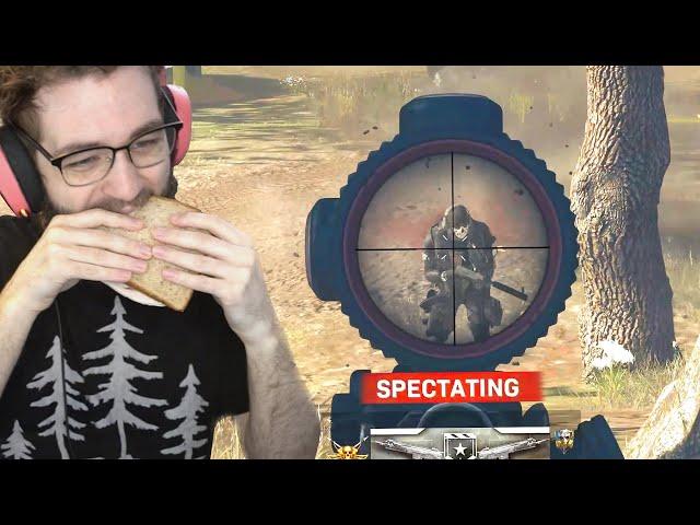 I SPECTATED WARZONE SOLOS while MAKING FOOD