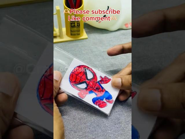 ️The disappearing Spiderman ️is a fun DIY craft handicraft #shorts #diy #trending #art #funny
