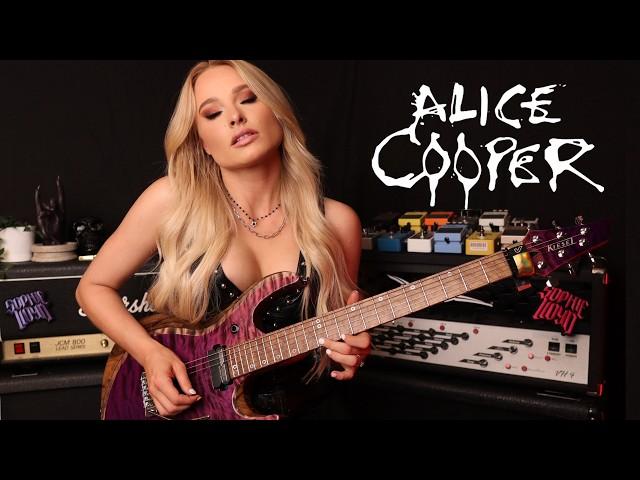 Alice Cooper - Poison (SHRED VERSION) || Sophie Lloyd