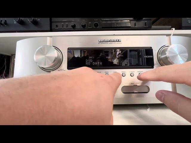 How to Factory Reset the Marantz SR5003 AV Receiver