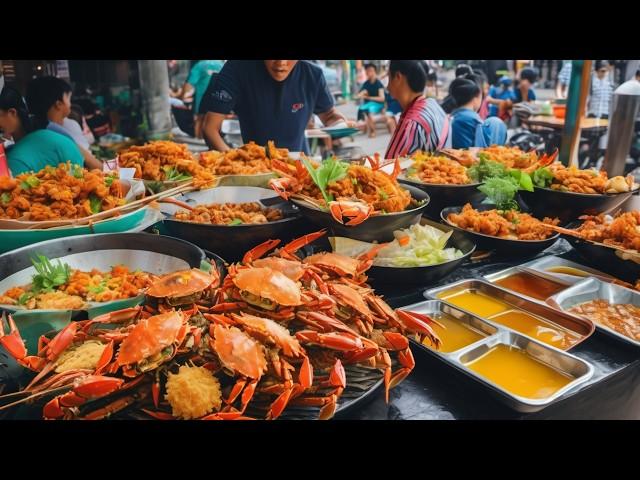 Ep7 Crispy Green Prawns The Superior Asian Street Food Chefs Skill Best Street Foods Collection 2024