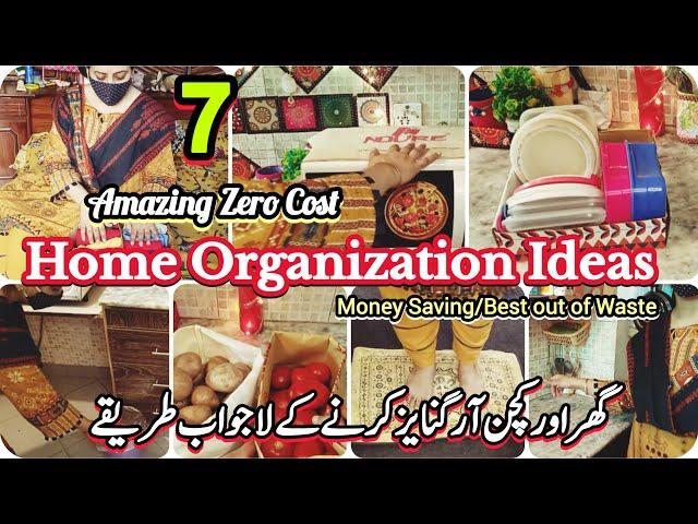 Zero-Cost Amazing & Best Home & Kitchen organization Ideas Using Carry Bags| How To Clean & Organize