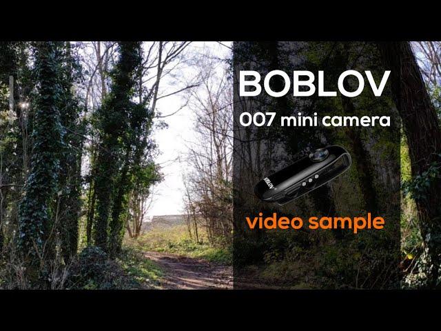 BOBLOV 007 mini camera video sample