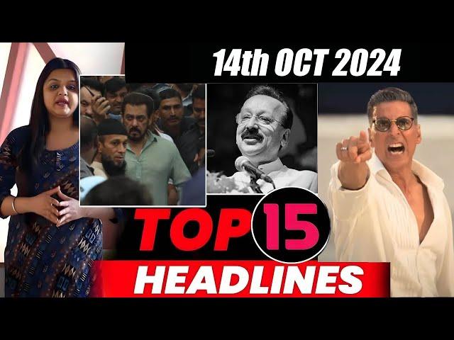 Top 15 Big News of Bollywood | 14th  OCTOBER 2024 | Salman Khan , Ramayana, Sunny Deol, Amir Khan