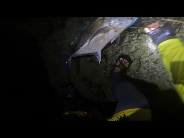 Cliff fishing Day and night casting..