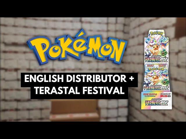 Pokémon Card Shop Update: English Distributor + Huge Terastal Festival News!