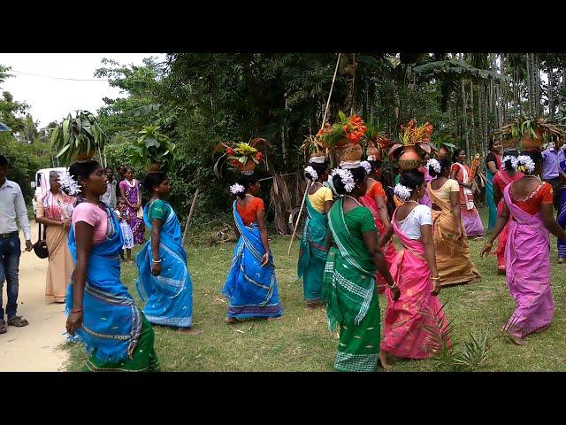 Santali Welcome Dance Santal Traditional Welcoming Guest// Santali Karam Dance
