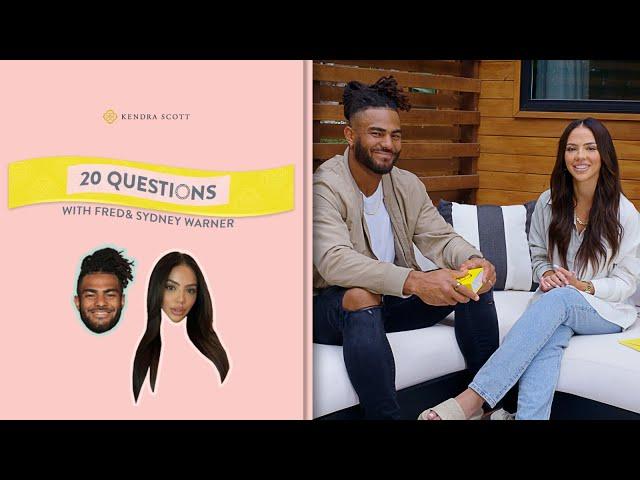 Fred Warner & Sydney Warner Ask Each Other 20 Questions | 20 Questions with Kendra Scott