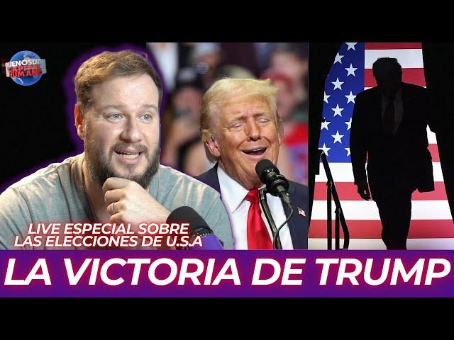 Noticias en vivo de ''emergencia'': La victoria de Donald Trump.