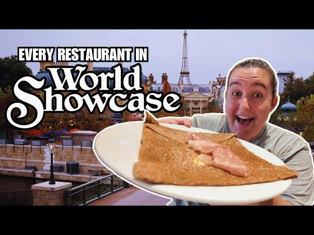 I'M EATING AT EVERY RESTAURANT IN EPCOT'S WORLD SHOWCASE- Le Creperie de Paris & Test Track