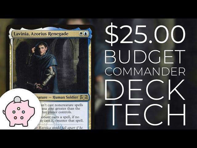 Lavinia, Azorius Renegade | EDH Budget Deck Tech $25 | Control | Magic the Gathering | Commander