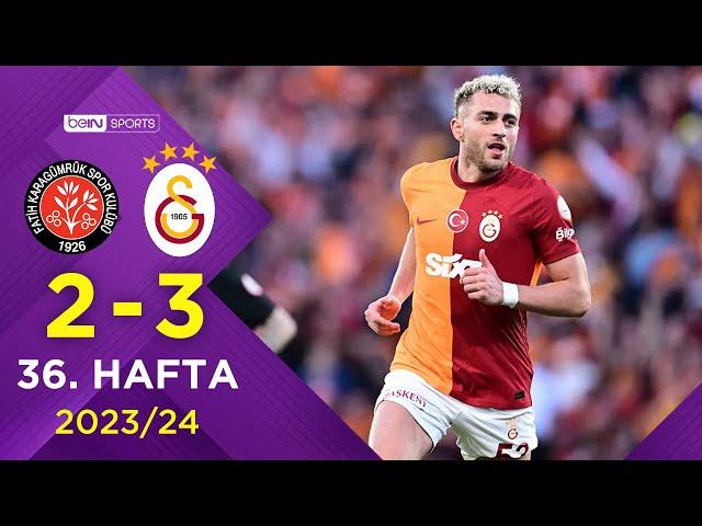 Vavacars Fatih Karagümrük (2-3) Galatasaray | 36. Hafta - Trendyol Süper Lig 2023/2024