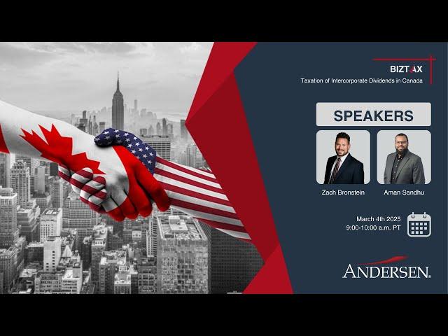 Webinar Replay:  BizTax - Taxation of Intercorporate Dividends in Canada