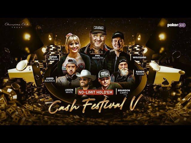 Champions Club Texas - High Stakes Cash Game with Phil Hellmuth, Jared Bleznick & Wolfgang!