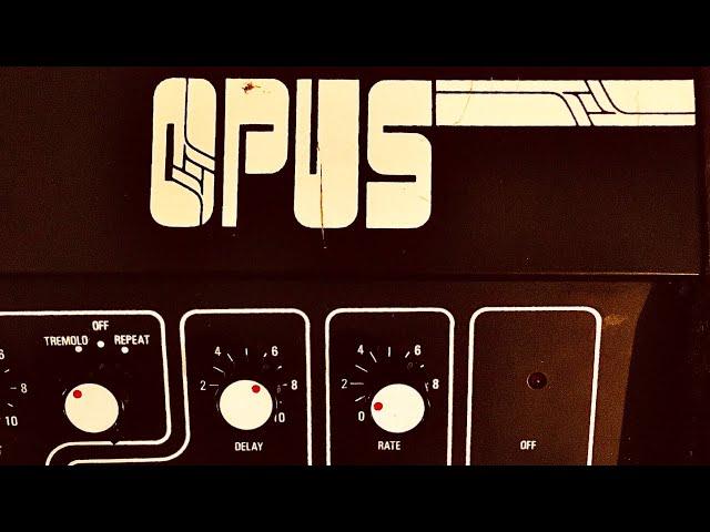 Opus (by Rmif)- Soviet polyphonic analog synthesizer / Синтезатор Опус (Рмиф) - редкая модель