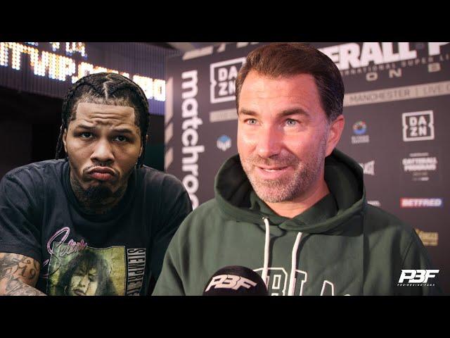 EDDIE HEARN REVEALS POTENTIAL RIFT BETWEEN GERVONTA DAVIS & PBC OVER LAMONT ROACH FIGHT, DE LA HOYA