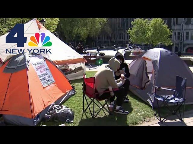 University protests continue at college campuses in New York | NBC New York