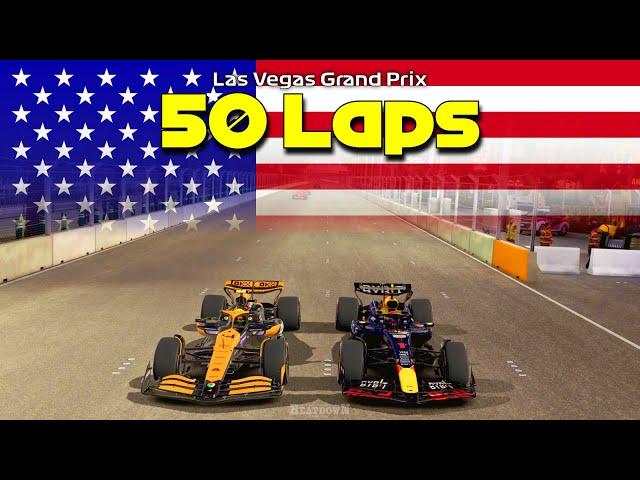 F1 24 - 100% Race Las Vegas w/ Verstappen | #LasVegasGP 