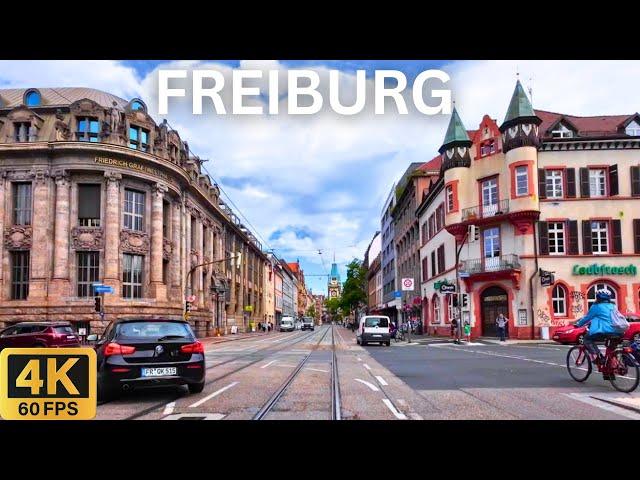 Freiburg 2024: A Stunning 4K Driving Tour in Germany's Vibrant Streets 