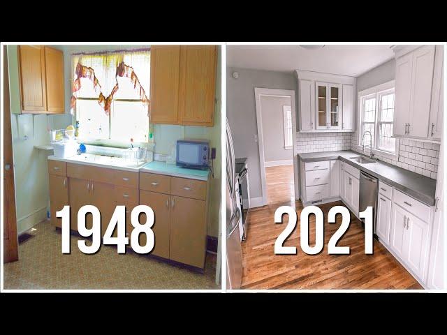 Epic Kitchen Remodel on a Budget!    |  75 YEAR OLD KITCHEN REMODEL!