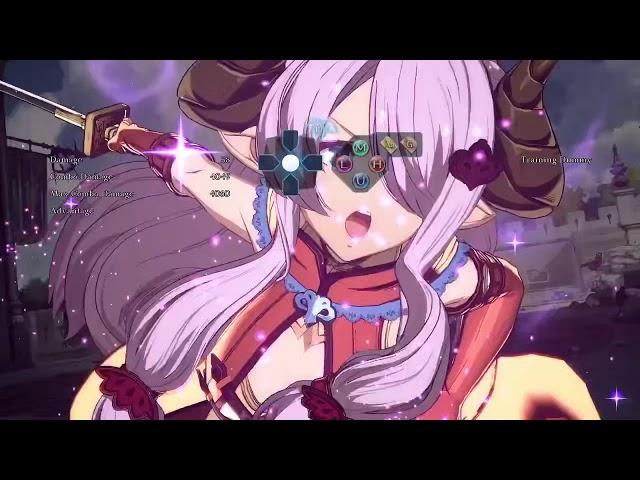 Narmaya Basic BnB Combo - GranBlue Fantasy Versus