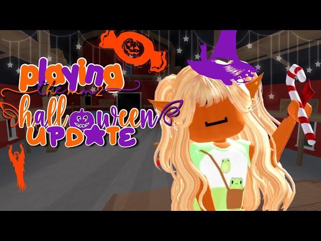 PLAYING THE MM2 *HALLOWEEN* UPDATE!! 