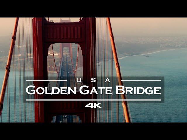 Golden Gate Bridge - San Francisco, USA  - by drone [4K]