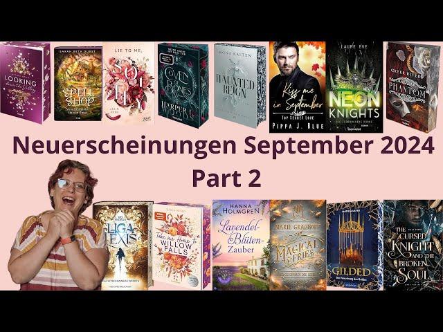 Neuerscheinungen September 2024 – Teil 2: Mehr Bücher, die man sofort lesen möchte!