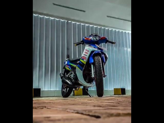 INSPIRASI modifikasi Satria Hiu 2T Road race 