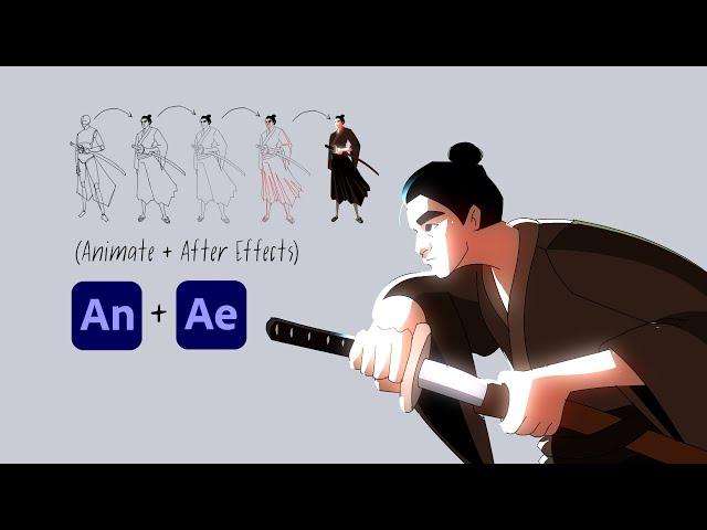 How I Animate Frame by Frame: Animate + After Effects Workflow