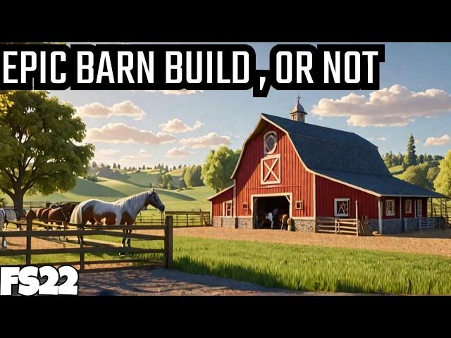 Let's build a horse barn in Wetern Wilds / Farming Simulator 22 | Episode 2