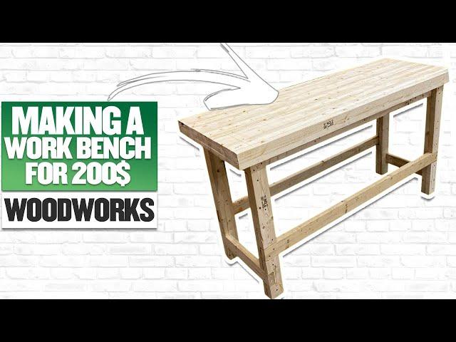 Making A Work Bench For $200! | Rocky River Woodworks