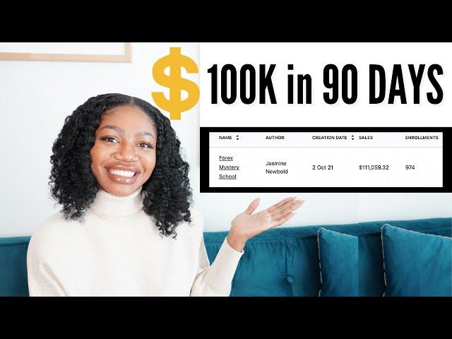 HOW TO CREATE A SIX FIGURE ONLINE COURSE | TEACHABLE E-COURSE TIPS 2022 | I Made 100k in 90 days