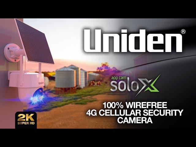 Uniden - App Cam SOLO X2K 4G PT - Cellular Security Camera