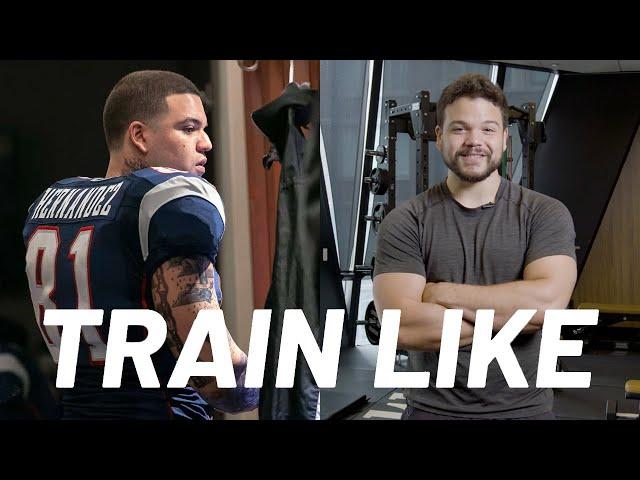 Josh Rivera Shows How He Packed On 30 Pounds To Play Aaron Hernandez | Train Like | Men's Health