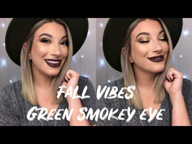 GREEN SMOKEY EYE MAKEUP TUTORIAL