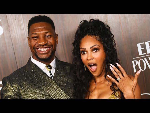 Jonathan Majors and Meagan Good ENGAGED!