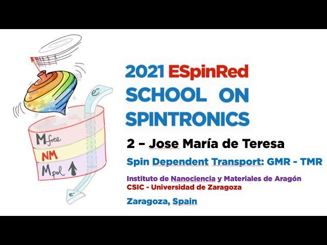 Jose María de Teresa - Spin Dependent Transport: GMR and TMR - ESpinRed School on Spintronics 2