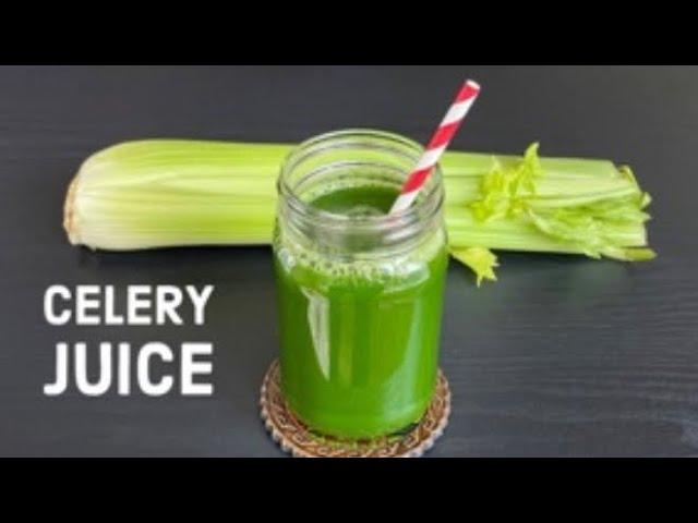 Celery juice recipe for weight loss