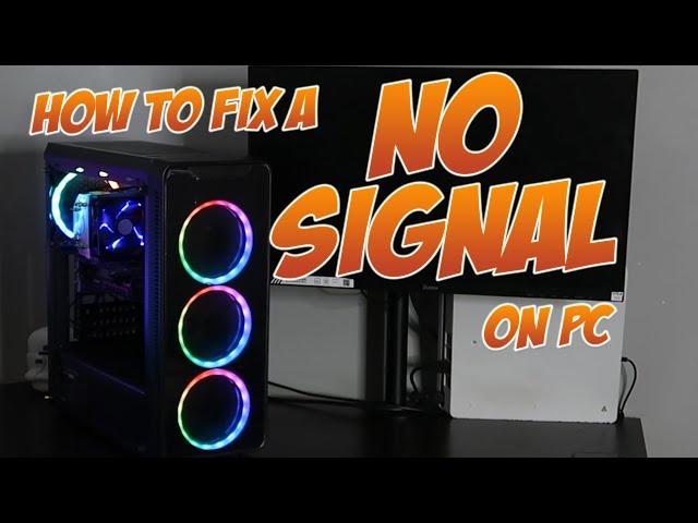 THIS IS HOW TO FIX A COMPUTER NO SIGNAL OR NO DISPLAY TO MONITOR