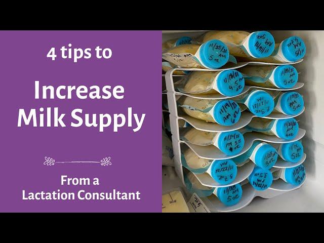 Increasing breastmilk supply | Tips for increasing breastmilk supply | How to pump more milk