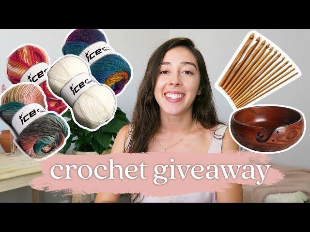 HUGE Crochet Giveaway! 30 Balls of Yarn, Hooks + More