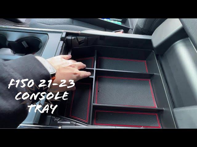 Center Console Full Size Organizer Tray for Ford F150 21-23