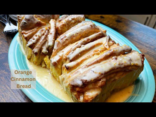 The Last Hooray of Christmas in Appalachia - Yummy Orange Cinnamon Pull Apart Bread