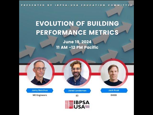 Evolution of Building Performance Metrics