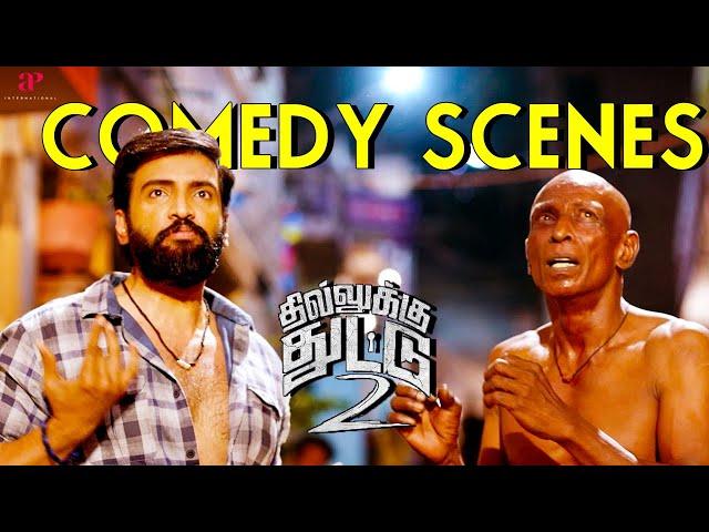 Dhilluku Dhuddu 2 Comedy Scenes | Santhanam sparks uproarious antics in the neighborhood | Santhanam